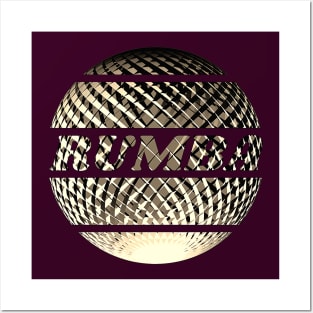 Rumba discoball gold Posters and Art